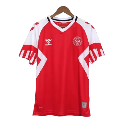 Men's Denmark Home Soccer Jersey Shirt 2023 - Fan Version - Pro Jersey Shop