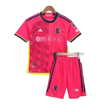 Kids St. Louis City SC Home Soccer Jersey Kit (Jersey+Shorts) 2023 - Pro Jersey Shop
