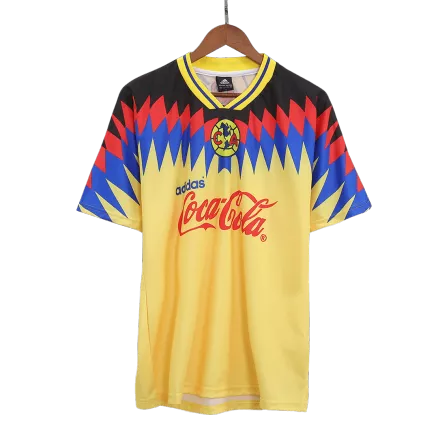 Men's Retro 1995 Club America Aguilas Home Soccer Jersey Shirt - Pro Jersey Shop