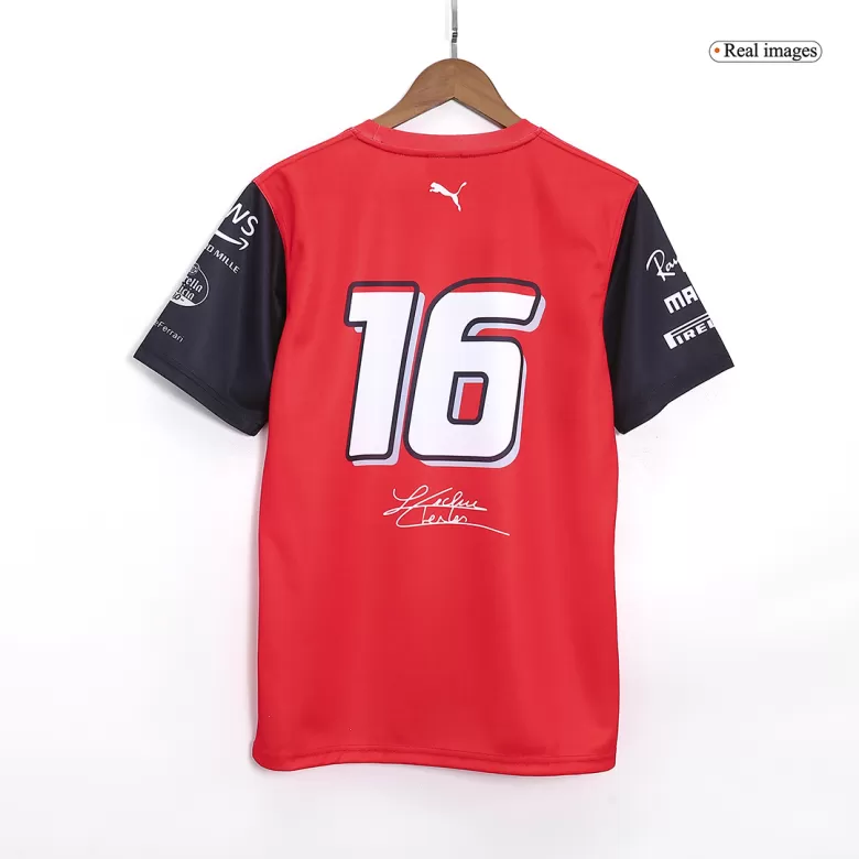 Scuderia Ferrari  F1 Racing Team T-Shirt #16 Red 2022 - Pro Jersey Shop