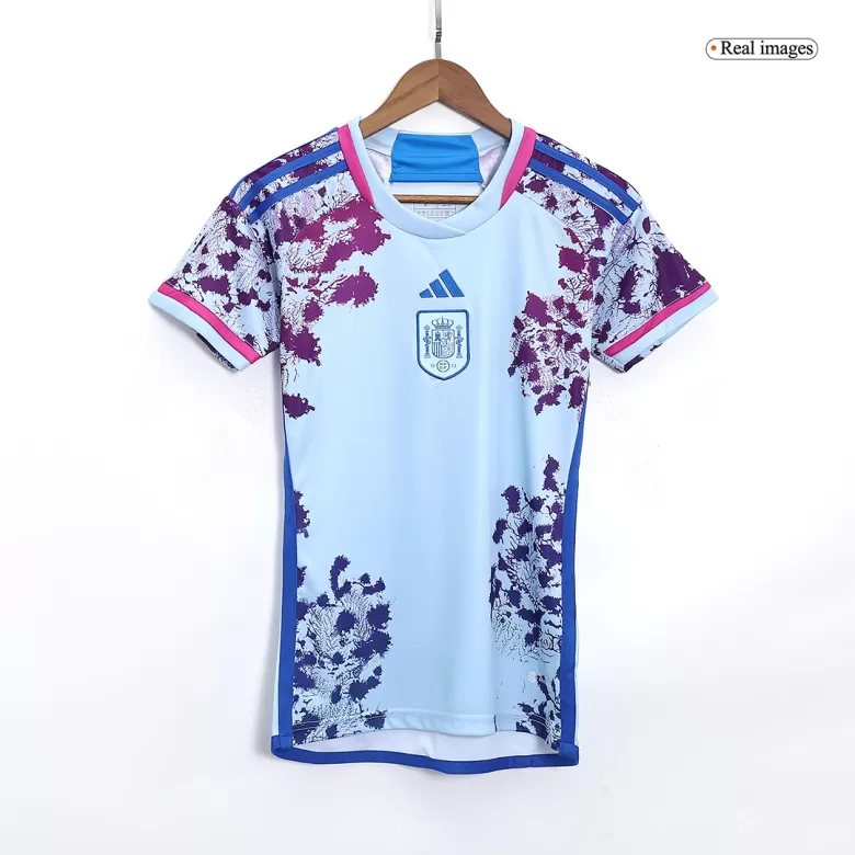 Women's Spain Away Soccer Jersey Shirt 2023 - Fan Version - Pro Jersey Shop