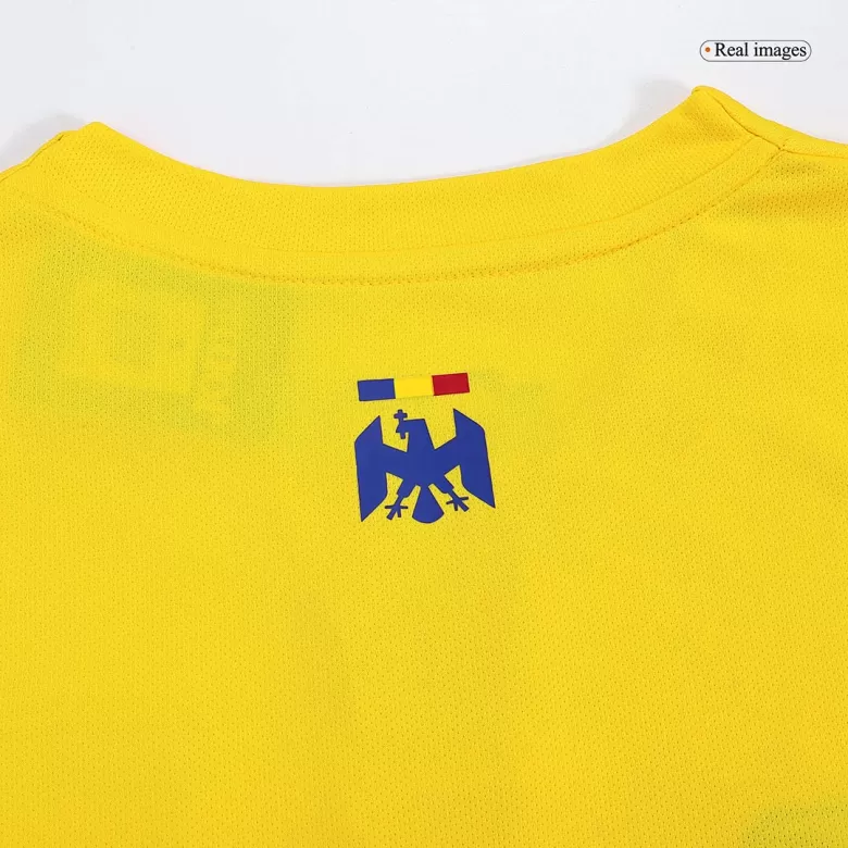 Men's Romania Home Soccer Jersey Shirt 2023 - Fan Version - Pro Jersey Shop