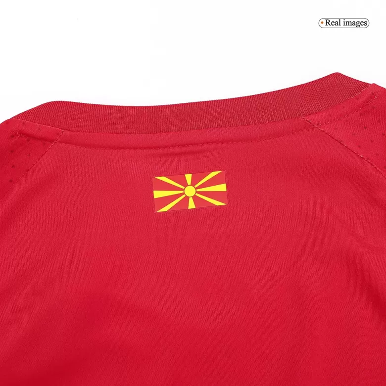 Men's Macedonia Home Soccer Jersey Shirt 2023 - Fan Version - Pro Jersey Shop
