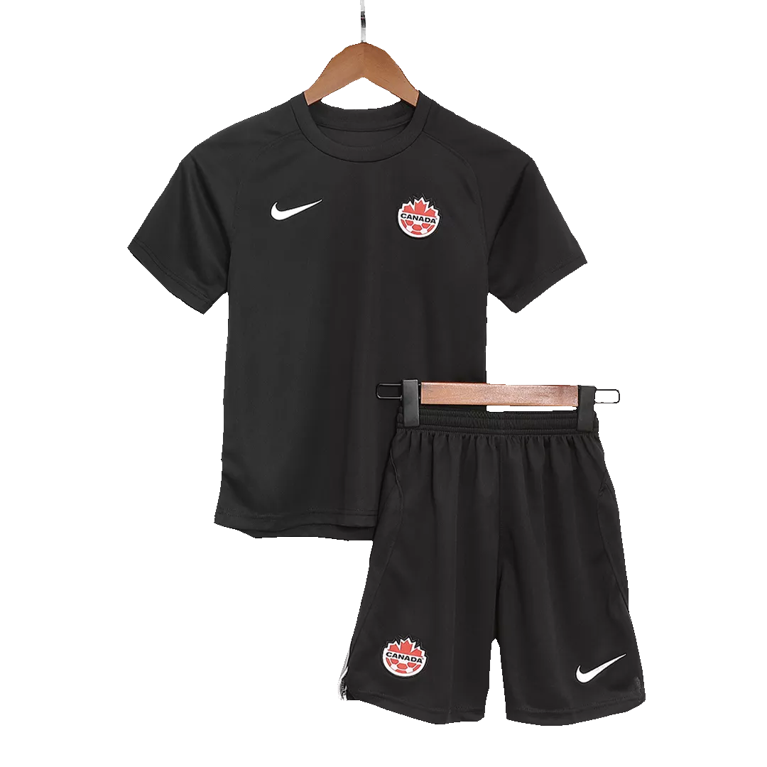 Kids Canada Third Away Soccer Jersey Kit (Jersey+Shorts) 2022 Nike - World Cup 2022 - Pro Jersey Shop