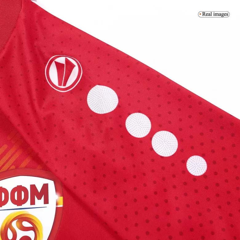 Men's Macedonia Home Soccer Jersey Shirt 2023 - Fan Version - Pro Jersey Shop