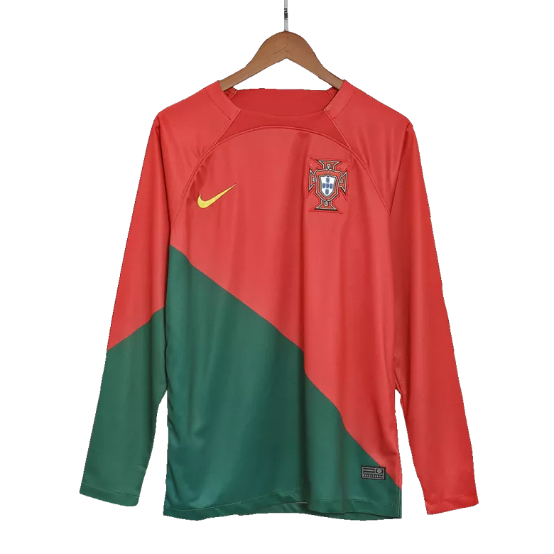 Men's Portugal Home Long Sleeves Soccer Jersey Shirt 2022 - World Cup 2022 - Fan Version - Pro Jersey Shop