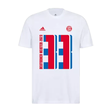 Men's Bayern Munich German Champion T-Shirt 2023 Adidas - Pro Jersey Shop