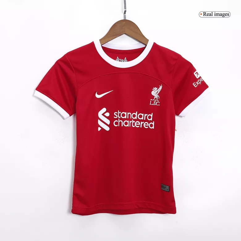 Kids Liverpool Home Soccer Jersey Kit (Jersey+Shorts) 2023/24 - Pro Jersey Shop