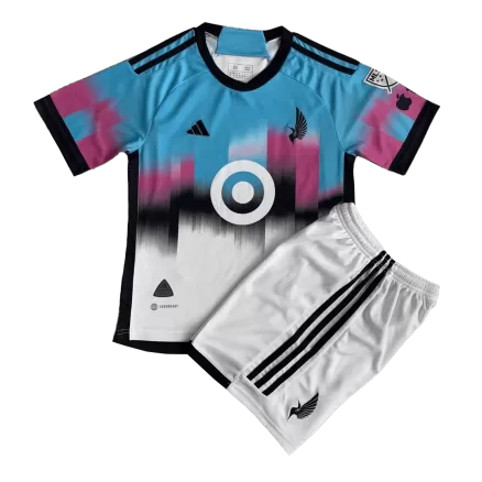 Kids Minnesota United FC Away Soccer Jersey Kit (Jersey+Shorts) 2023 - Pro Jersey Shop
