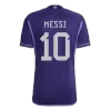 Women's MESSI #10 Argentina World Cup 3 Stars Away Soccer Jersey Shirt 2022 - Pro Jersey Shop