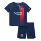 Kids MESSI #30 PSG Home Soccer Jersey Kit (Jersey+Shorts) 2023/24 - Pro Jersey Shop