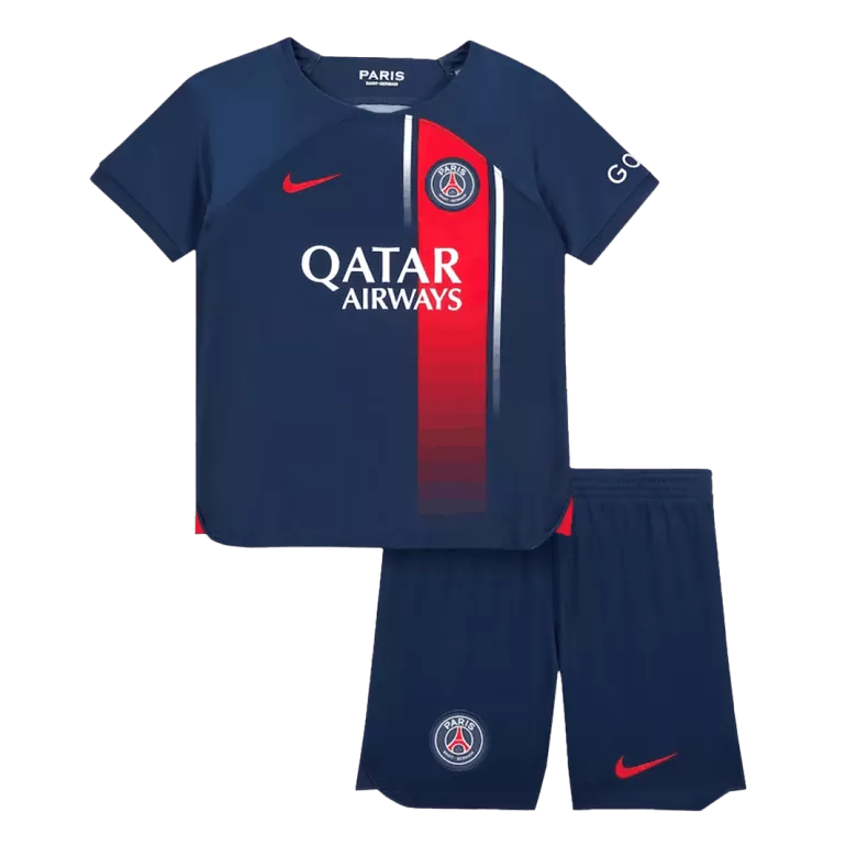 Kids MESSI #30 PSG Home Soccer Jersey Kit (Jersey+Shorts) 2023/24 - Pro Jersey Shop
