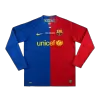 UCL Men's Barcelona MESSI #10 Barcelona Home Long Sleeves Soccer Jersey Shirt 2008/09 - Fan Version - Pro Jersey Shop