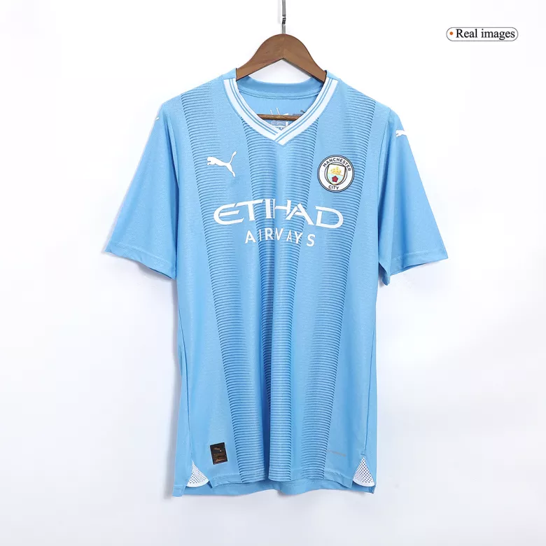 Men's Authentic Manchester CityS OF EUROPE #23 Home Soccer Jersey Shirt 2023/24 - Pro Jersey Shop