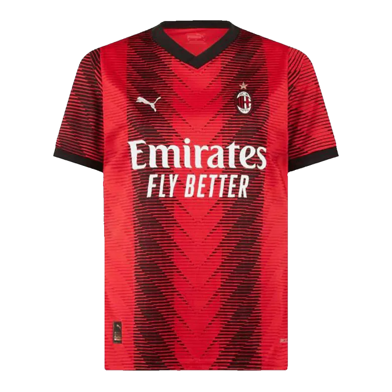Men's REIJNDERS #14 AC Milan Home Soccer Jersey Shirt 2023/24 - Fan Version - Pro Jersey Shop