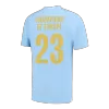 Men's Authentic Manchester City CHAMPIONS OF EUROPE #23 Home Soccer Jersey Shirt 2023/24 - Pro Jersey Shop