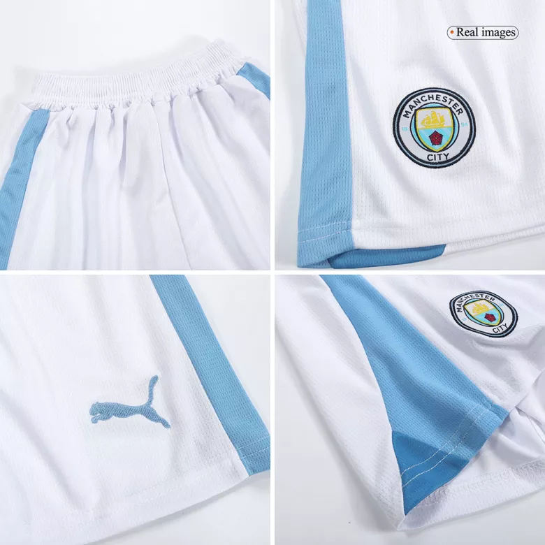 Kids Manchester City Home Soccer Jersey Whole Kit (Jersey+Shorts+Socks) 2023/24 - Pro Jersey Shop