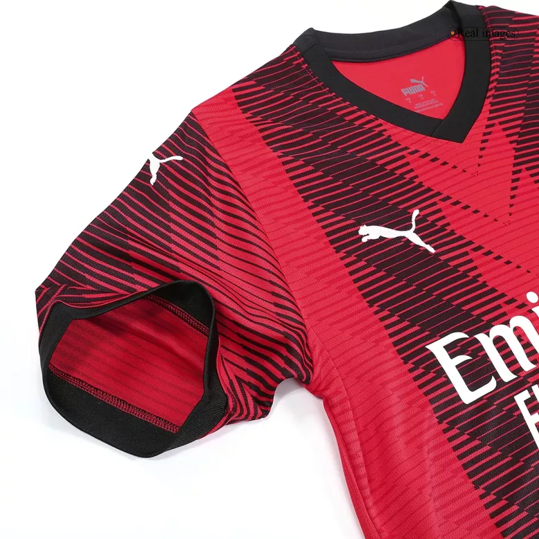 Men's REIJNDERS #14 AC Milan Home Soccer Jersey Shirt 2023/24 - Fan Version - Pro Jersey Shop