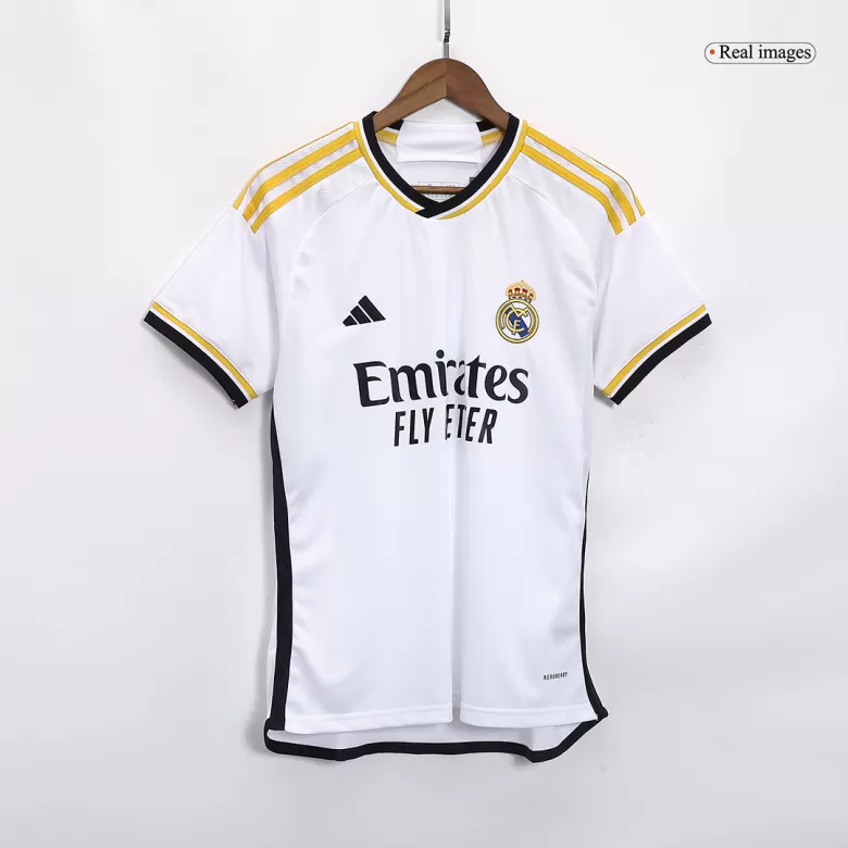 Premium Quality Men's BELLINGHAM #5 Real Madrid Home Soccer Jersey Shirt 2023/24 - Fan Version - Pro Jersey Shop