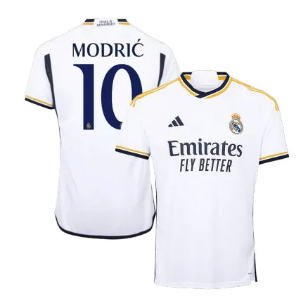 Men's MODRIĆ #10 Real Madrid Home Soccer Jersey Shirt 2023/24 - Fan Version - Pro Jersey Shop
