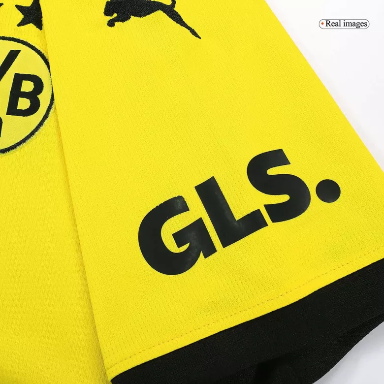 Men's Borussia Dortmund Home Soccer Jersey Kit (Jersey+Shorts) 2023/24 - Fan Version - Pro Jersey Shop
