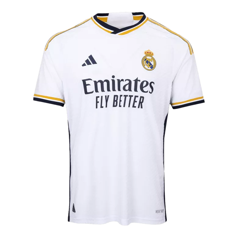Men's Authentic Real Madrid Home Soccer Jersey Kit (Jersey+Shorts) 2023/24 - Pro Jersey Shop