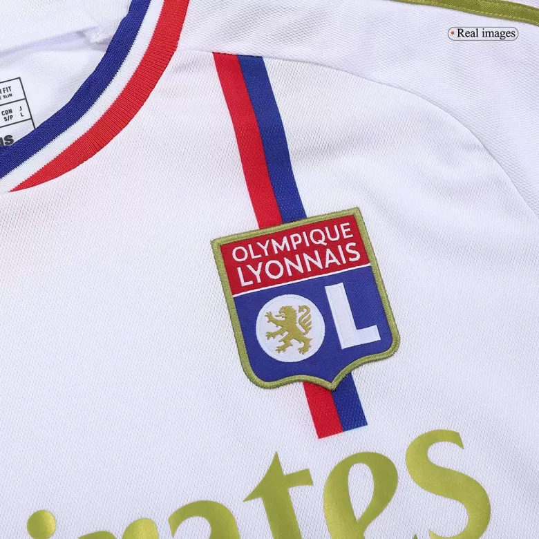 Men's Olympique Lyonnais Home Soccer Jersey Kit (Jersey+Shorts) 2023/24 - Fan Version - Pro Jersey Shop