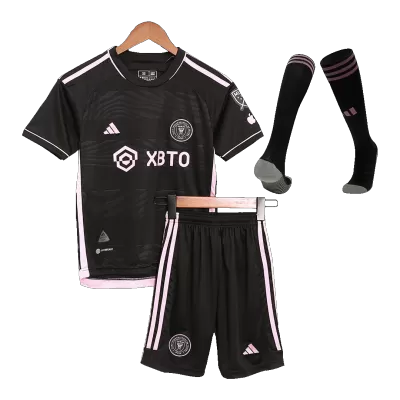 Kids Inter Miami CF Away Soccer Jersey Whole Kit (Jersey+Shorts+Socks) 2023 - Pro Jersey Shop