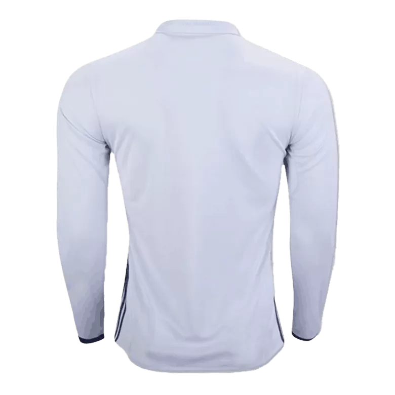 Men's Retro 2016/17 Real Madrid Home Long Sleeves Soccer Jersey Shirt - Fan Version - Pro Jersey Shop