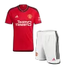 Men's Manchester United Home Soccer Jersey Kit (Jersey+Shorts) 2023/24 - Fan Version - Pro Jersey Shop