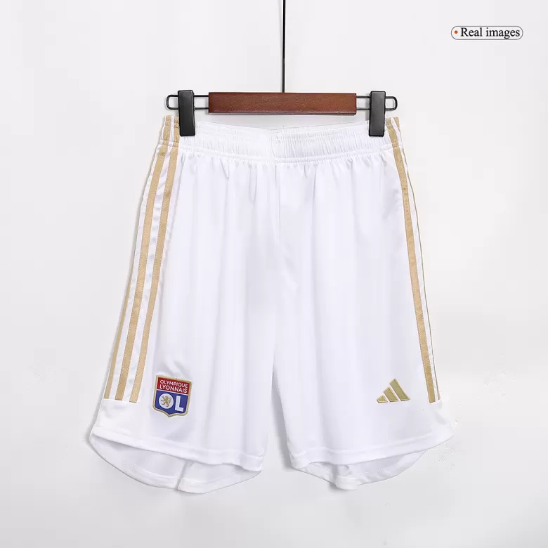 Men's Olympique Lyonnais Home Soccer Shorts 2023/24 - Pro Jersey Shop