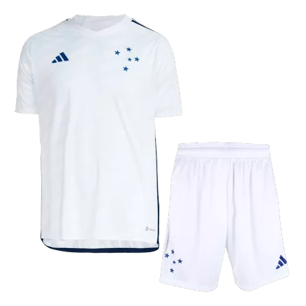 Men's Cruzeiro EC Away Soccer Jersey Kit (Jersey+Shorts) 2023/24 - Fan Version - Pro Jersey Shop