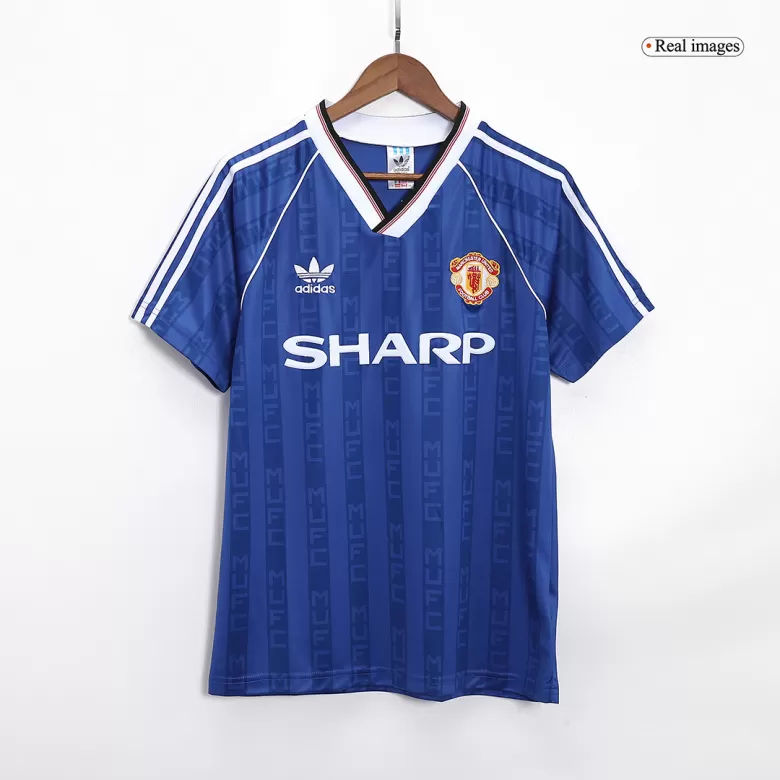 Men's Retro 88/90 Manchester United Away Soccer Jersey Shirt - Pro Jersey Shop