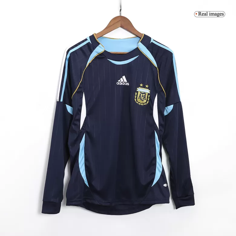 Men's Retro 2006 Argentina Away Long Sleeves Soccer Jersey Shirt - Fan Version - Pro Jersey Shop
