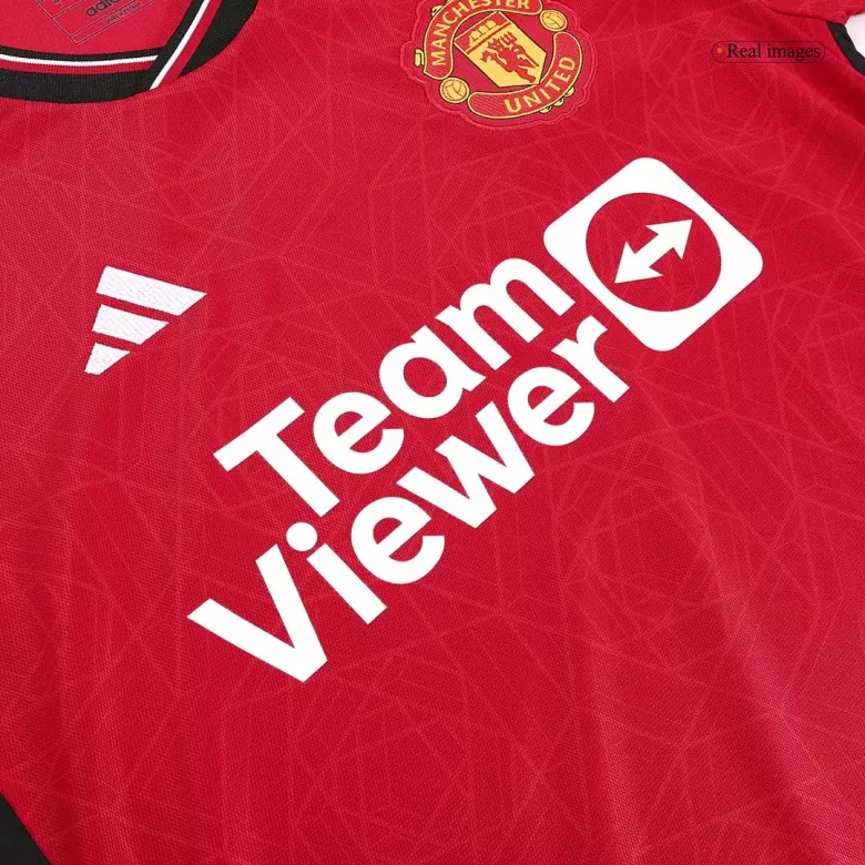 Men's Manchester United Home Soccer Jersey Shirt 2023/24 - Fan Version - Pro Jersey Shop