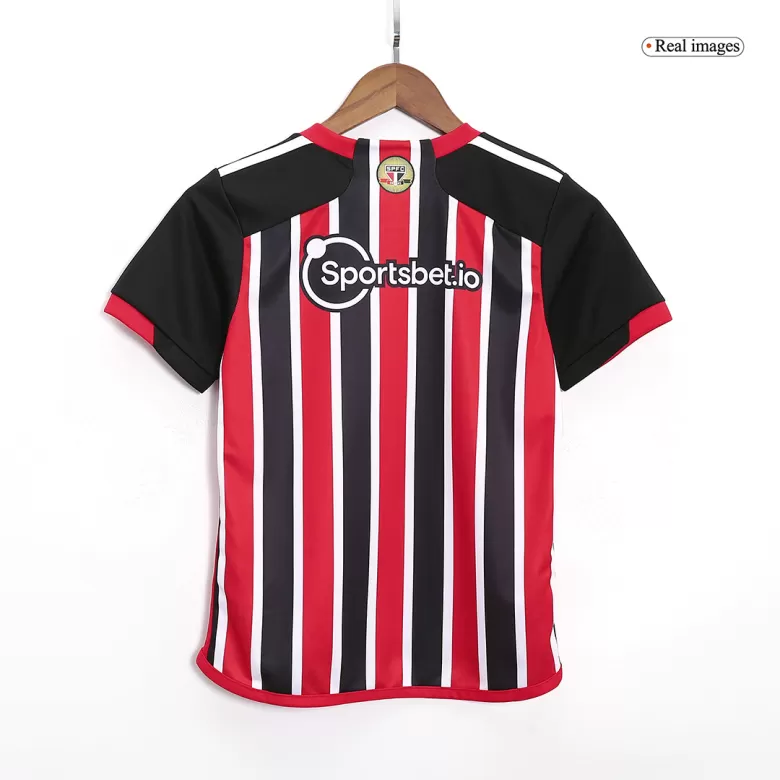 Kids Sao Paulo FC Away Soccer Jersey Kit (Jersey+Shorts) 2023/24 - Pro Jersey Shop