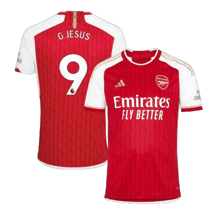 Men's G.JESUS #9 Arsenal Home Soccer Jersey Shirt 2023/24 - Fan Version - Pro Jersey Shop