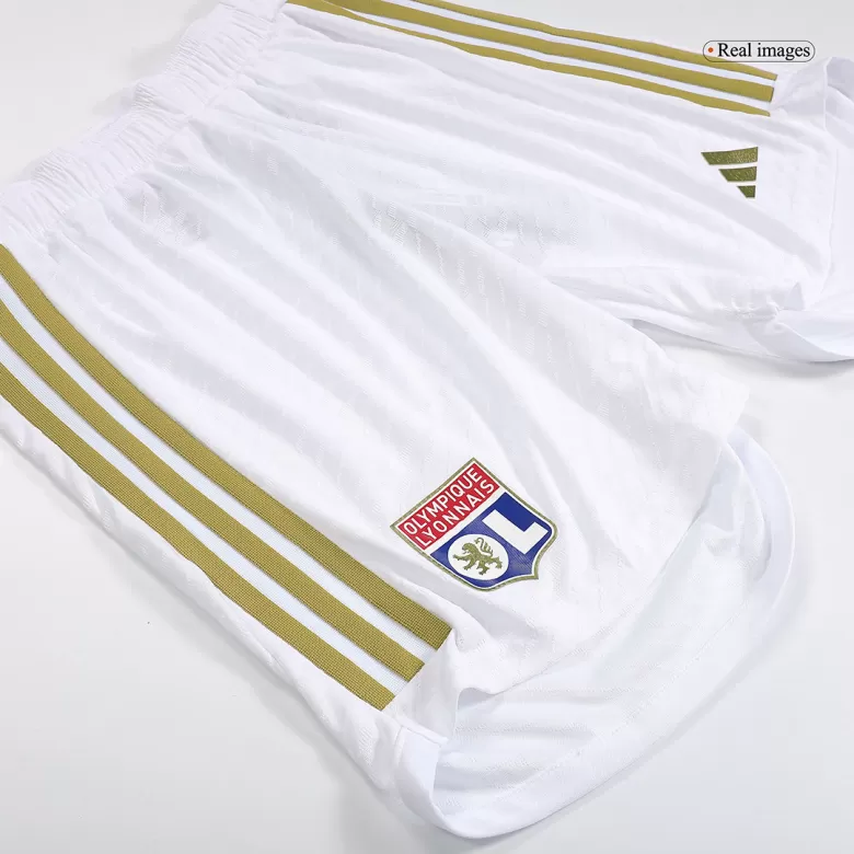 Authentic Olympique Lyonnais Home Soccer Shorts 2023/24 - Pro Jersey Shop