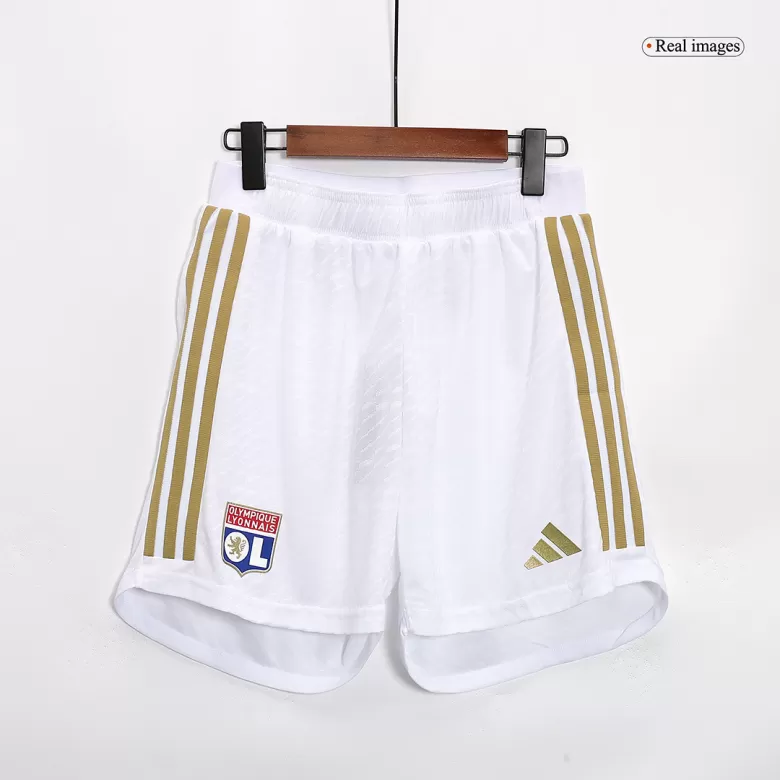 Authentic Olympique Lyonnais Home Soccer Shorts 2023/24 - Pro Jersey Shop