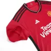 Men's Manchester United Home Soccer Jersey Kit (Jersey+Shorts) 2023/24 - Fan Version - Pro Jersey Shop