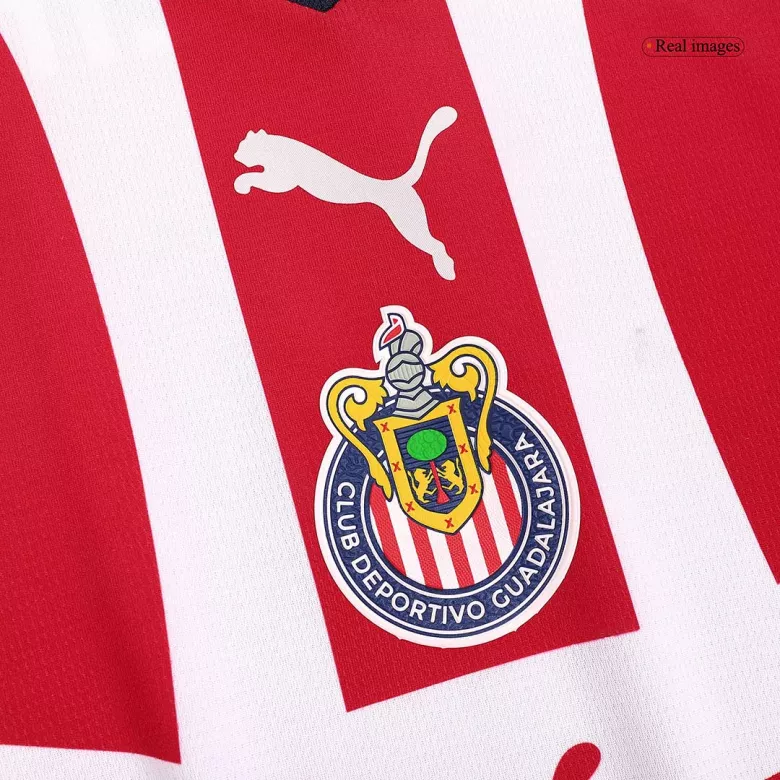 Men's Gold CHICHARITO #14 Chivas Home Soccer Jersey Shirt 2023/24 - Fan Version - Pro Jersey Shop
