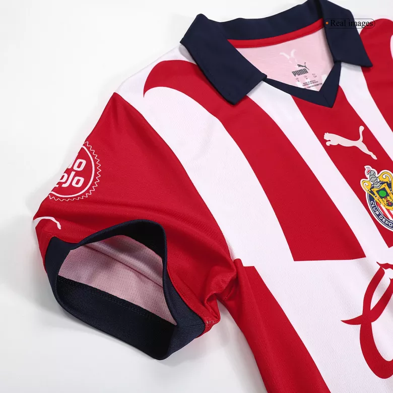 Men's Gold CHICHARITO #14 Chivas Home Soccer Jersey Shirt 2023/24 - Fan Version - Pro Jersey Shop