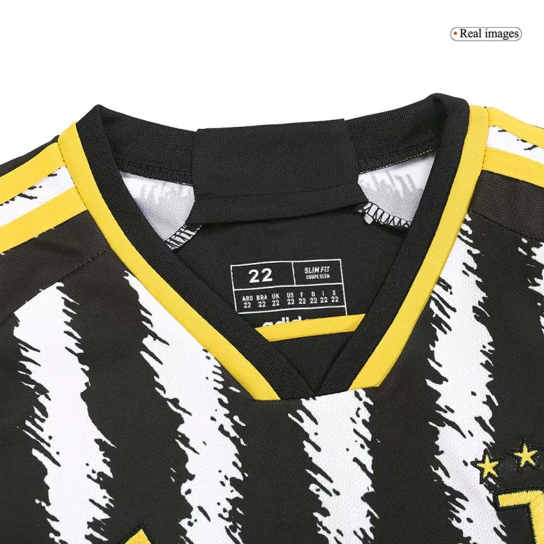 Kids Juventus Home Soccer Jersey Kit (Jersey+Shorts) 2023/24 - Pro Jersey Shop