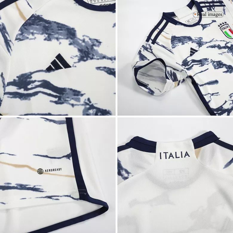 Kids Italy Away Soccer Jersey Kit (Jersey+Shorts) 2023/24 - Pro Jersey Shop