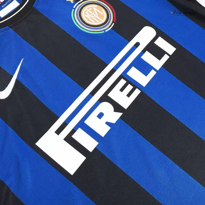 Men's Retro 2009/10 Inter Milan Home Soccer Jersey Shirt - Pro Jersey Shop