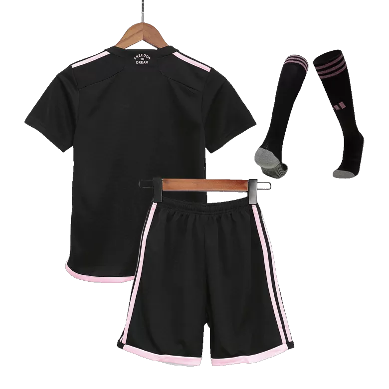 Kids Inter Miami CF Away Soccer Jersey Whole Kit (Jersey+Shorts+Socks) 2023/24 - Pro Jersey Shop