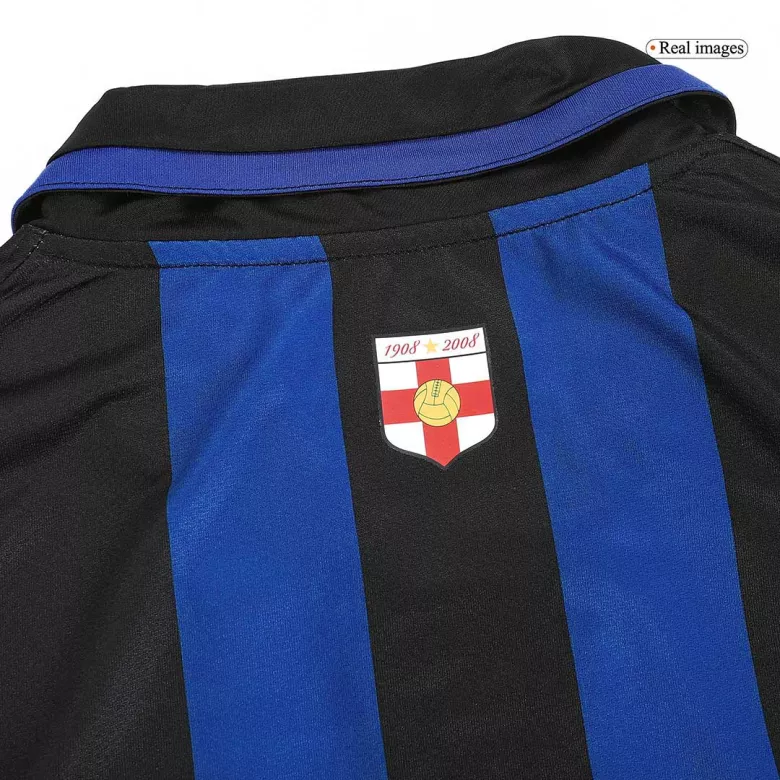 Men's Retro 2007/08 Inter Milan Home 100th Anniversary Soccer Jersey Shirt - Pro Jersey Shop