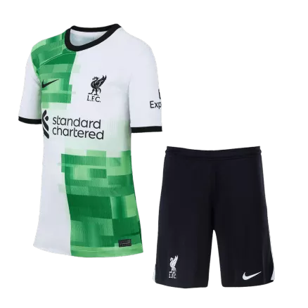 Kids Liverpool Away Soccer Jersey Kit (Jersey+Shorts) 2022/23 - Pro Jersey Shop