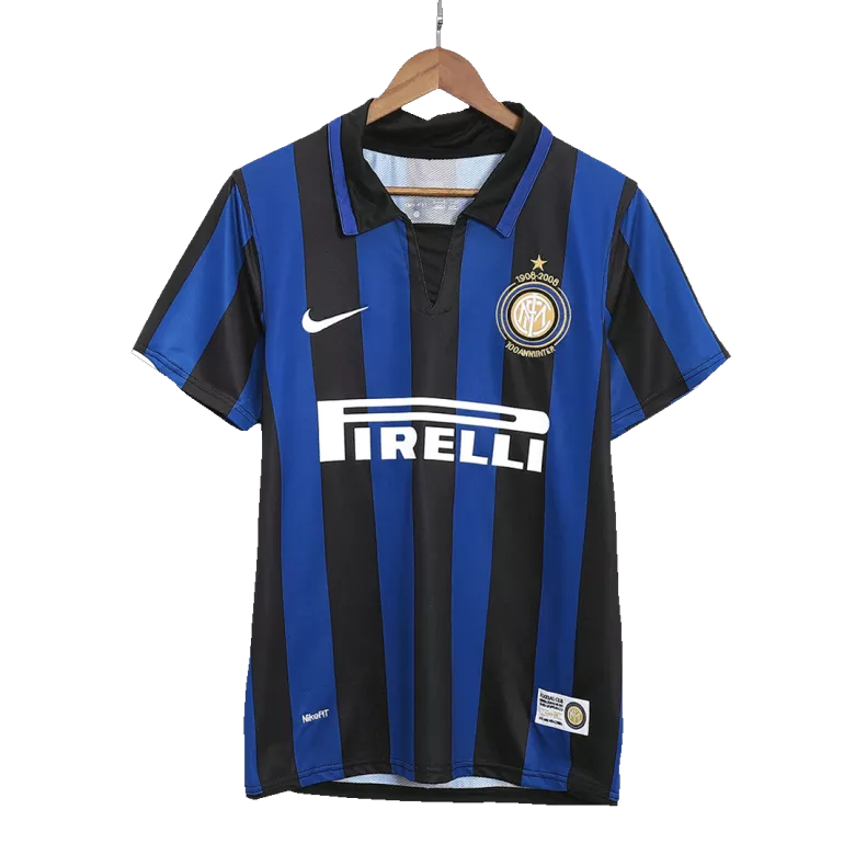 Men's Retro 2007/08 Inter Milan Home 100th Anniversary Soccer Jersey Shirt - Pro Jersey Shop