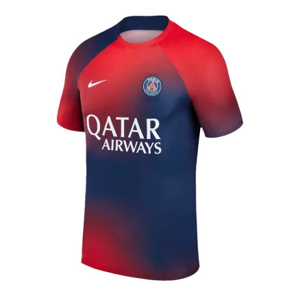 Men's Replica PSG Pre-Match Soccer Jersey Shirt 2023/24 - Pro Jersey Shop